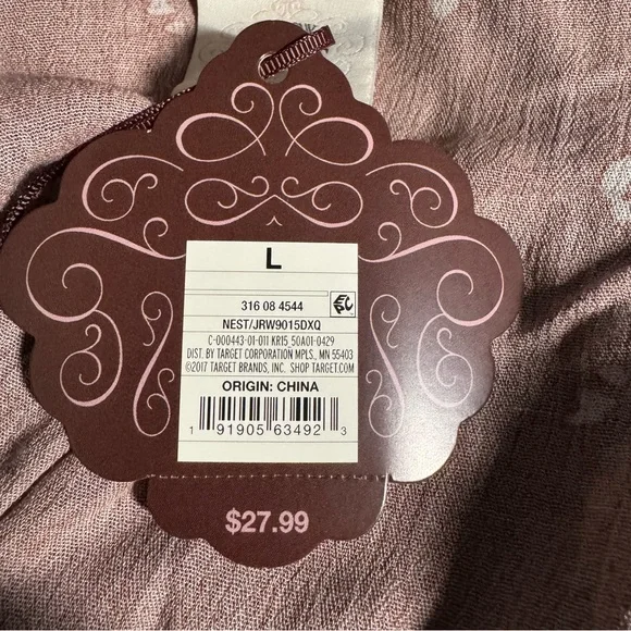 NWT Knox Rose Boho Embroidered Top - Picture 5 of 6